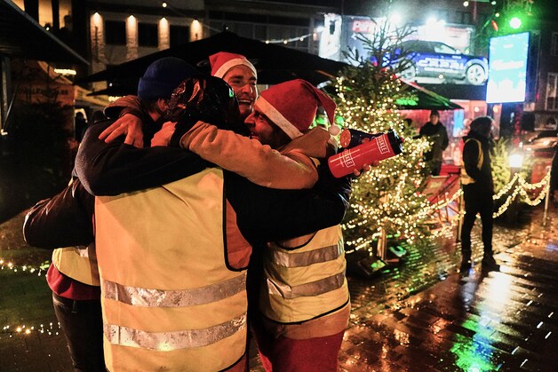 De ontlading was vorig jaar groot bij de aankomst. © Sien Van Wassenhove